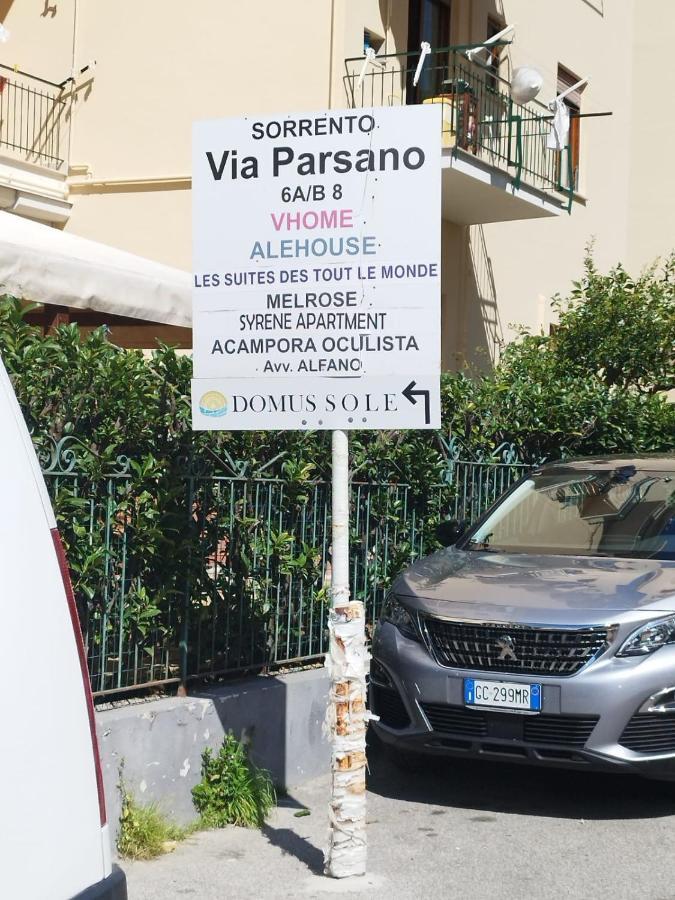 Domus Sole Acomodação com café da manhã Sorrento Exterior foto